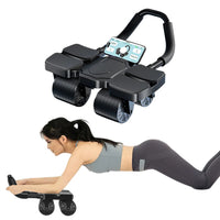 Heavy-Duty Ab Roller Wheel with Automatic Rebound – Core Strength Trainer for Adults