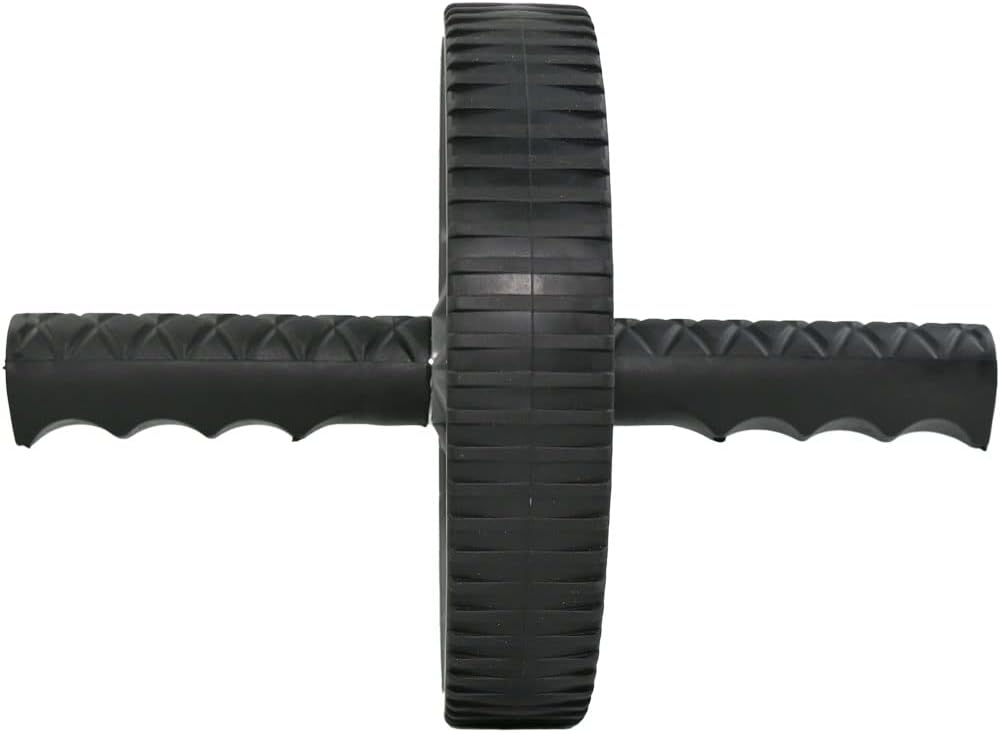 Ab Roller Wheel – Core Exercise Machine for Home Workouts, Strengthens Abs & Core, Compact & Portable Fitness Tool – Black