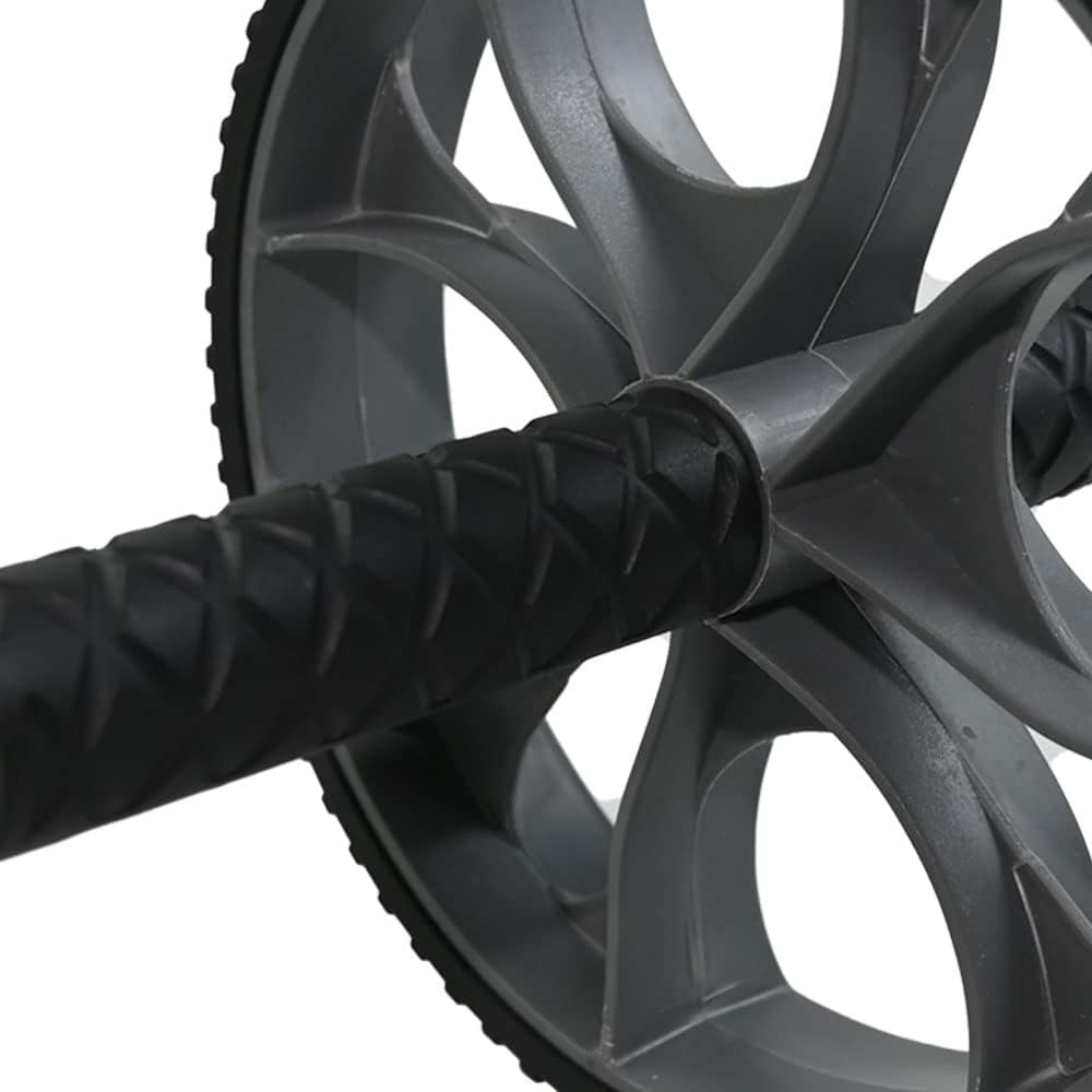 Ab Roller Wheel – Core Exercise Machine for Home Workouts, Strengthens Abs & Core, Compact & Portable Fitness Tool – Black
