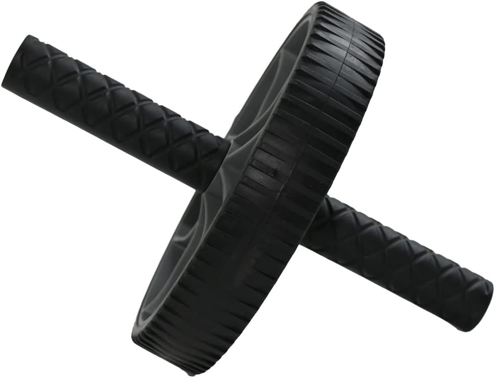Ab Roller Wheel – Core Exercise Machine for Home Workouts, Strengthens Abs & Core, Compact & Portable Fitness Tool – Black