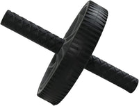 Ab Roller Wheel – Core Exercise Machine for Home Workouts, Strengthens Abs & Core, Compact & Portable Fitness Tool – Black