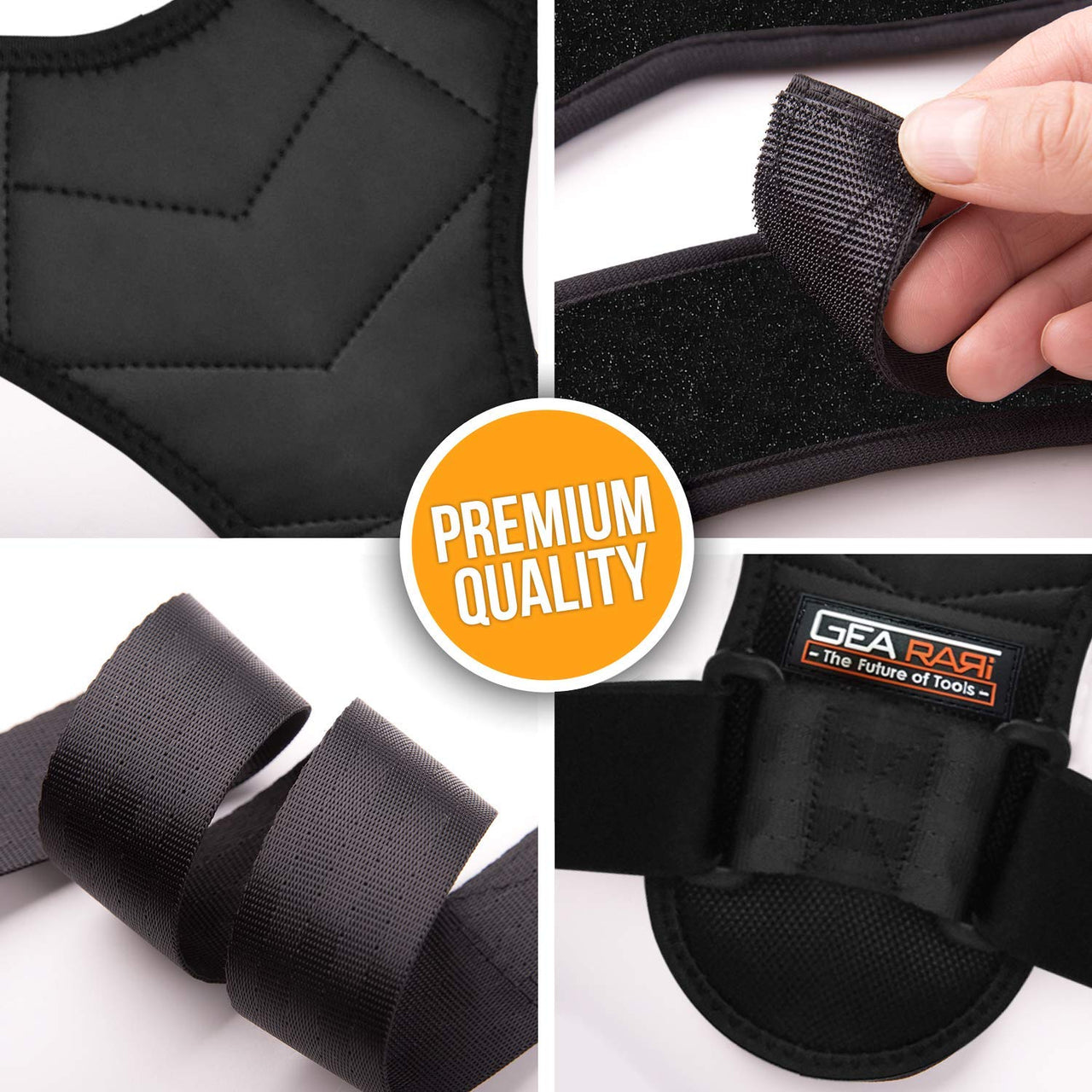 Adjustable Posture Corrector for Men & Women | Back and Shoulder Brace for Pain Relief, Spine Alignment & Clavicle Support | Comfortable Upper Back Straightener with Elastic Straps (Regular)