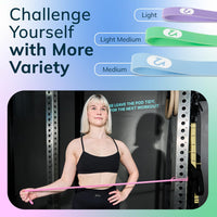 Pull-Up Resistance Bands Set for Men & Women | Full-Body Strength Training, Mobility, Stretching, Pilates, Yoga, CrossFit & Powerlifting | Multi-Level Physio Bands for Home & Gym Workouts