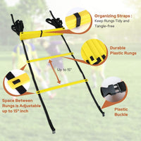Agility Speed Ladder – 6M 12-Rung Training Tool for Kids & Adults