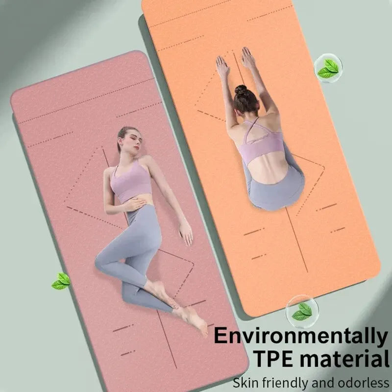 WESTTUNE Eco-Friendly Yoga Mat – Non-Slip, Anti-Tear Pilates & Fitness Mat with Carry Strap & Bag (For Women & All Levels)