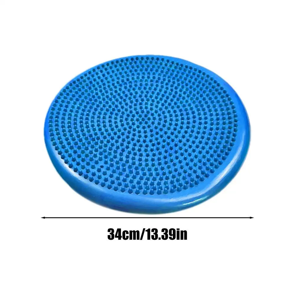 Balance Disc Wobble Seat Cushion with Pump – Core Strength & Posture Trainer for Kids & Adults