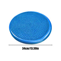 Balance Disc Wobble Seat Cushion with Pump – Core Strength & Posture Trainer for Kids & Adults