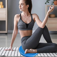 Balance Disc Wobble Seat Cushion with Pump – Core Strength & Posture Trainer for Kids & Adults