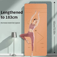 WESTTUNE Eco-Friendly Yoga Mat – Non-Slip, Anti-Tear Pilates & Fitness Mat with Carry Strap & Bag (For Women & All Levels)