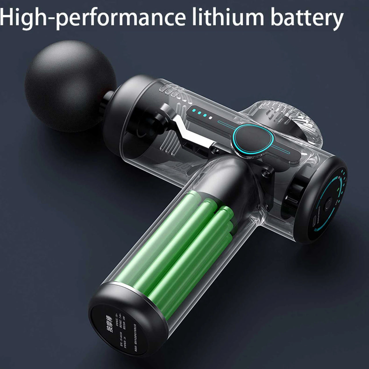 Portable Deep Tissue Massage Gun – Adjustable Speeds & Detachable Heads for Full-Body Muscle Recovery & Fascia Relief