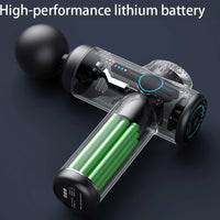 Portable Deep Tissue Massage Gun – Adjustable Speeds & Detachable Heads for Full-Body Muscle Recovery & Fascia Relief
