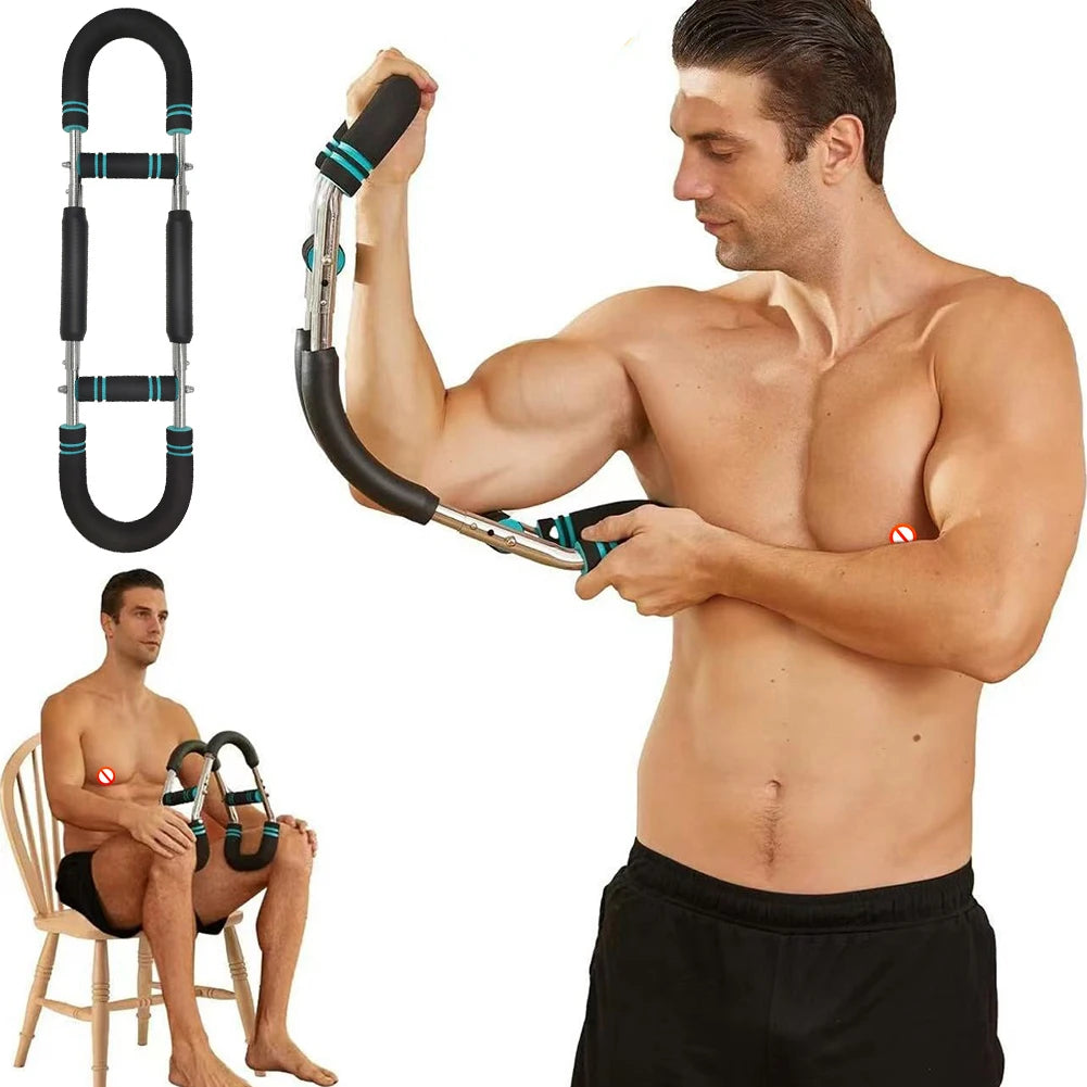 Adjustable Twister Arm & Chest Expander – Forearm, Triceps & Upper Body Strength Trainer for Home Workouts