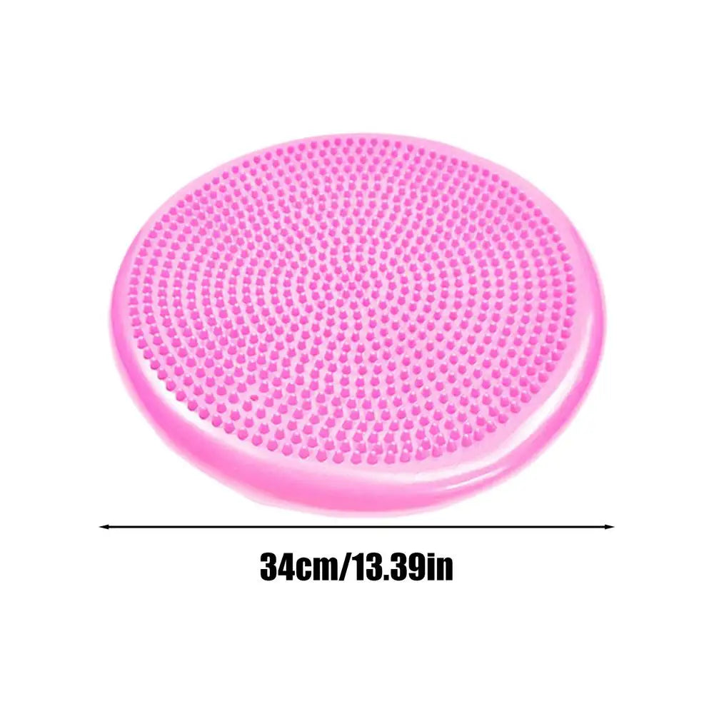 Balance Disc Wobble Seat Cushion with Pump – Core Strength & Posture Trainer for Kids & Adults