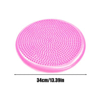 Balance Disc Wobble Seat Cushion with Pump – Core Strength & Posture Trainer for Kids & Adults