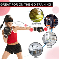 Upgraded Boxing Reflex Ball – Ultimate MMA Speed & Agility Trainer for Adults & Kids | Boost Hand-Eye Coordination & Fitness with Pro Boxing Equipment
