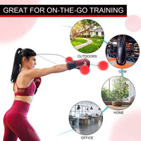 Upgraded Boxing Reflex Ball – Ultimate MMA Speed & Agility Trainer for Adults & Kids | Boost Hand-Eye Coordination & Fitness with Pro Boxing Equipment