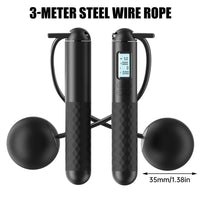 Smart Weighted Cordless Jump Rope – Digital Counter, Ropeless & Tangle-Free for Fast Fitness Results
