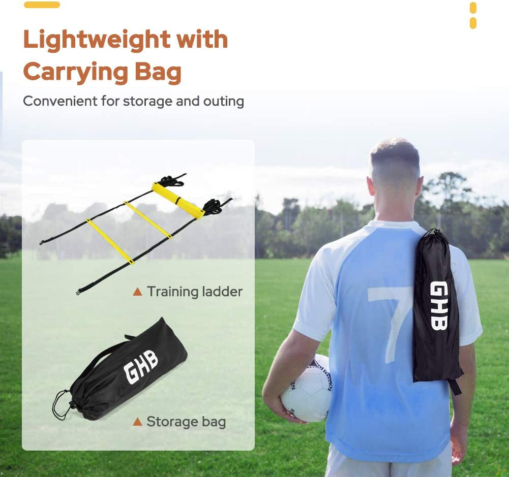 Agility Speed Ladder – 6M 12-Rung Training Tool for Kids & Adults