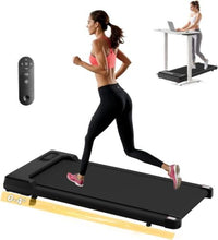 Space-Saving Under Desk Walking Pad Treadmill – Foldable Electric Fitness Machine for Home & Office | Quiet Cardio While You Work | Adjustable Speed Up to 6/12Km/H