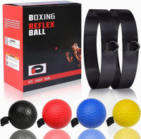 Upgraded Boxing Reflex Ball – Ultimate MMA Speed & Agility Trainer for Adults & Kids | Boost Hand-Eye Coordination & Fitness with Pro Boxing Equipment
