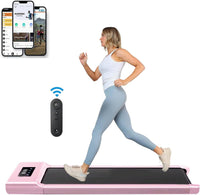 Space-Saving Under Desk Walking Pad Treadmill – Foldable Electric Fitness Machine for Home & Office | Quiet Cardio While You Work | Adjustable Speed Up to 6/12Km/H